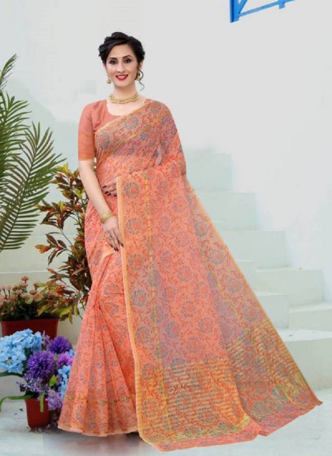 Kota Doriya Rose Latest Cotton Printed Casual Wear Saree Collection